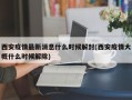 西安疫情最新消息什么时候解封(西安疫情大概什么时候解除)