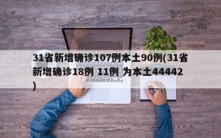 31省新增确诊107例本土90例(31省新增确诊18例 11例 为本土44442)